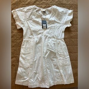 Target white linen dress